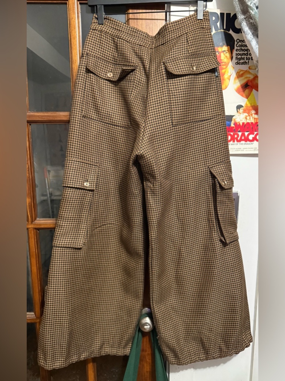 CYNTHIA ROWLEY Houndstooth cargo - Picture 3 of 6